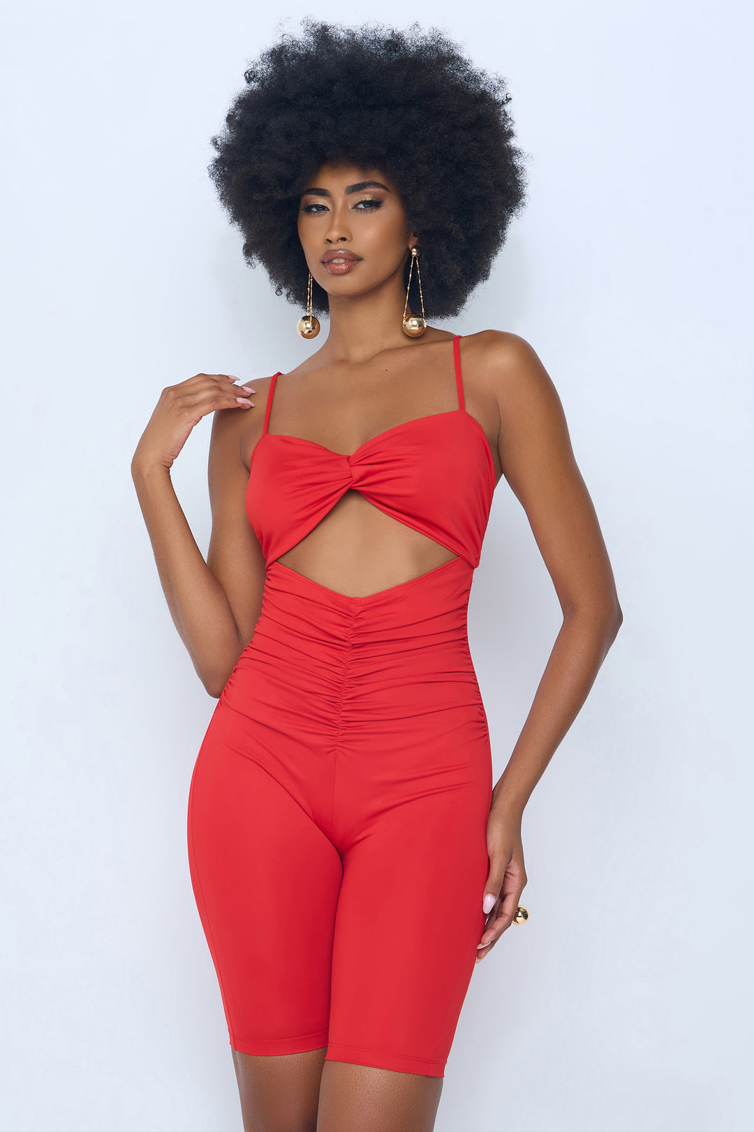 EVERYDAY EASE BODYSUIT - RED