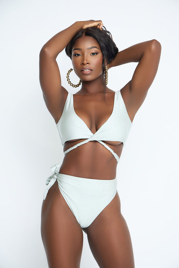 1980 SIGNATURE BIKINI SET - SILVER