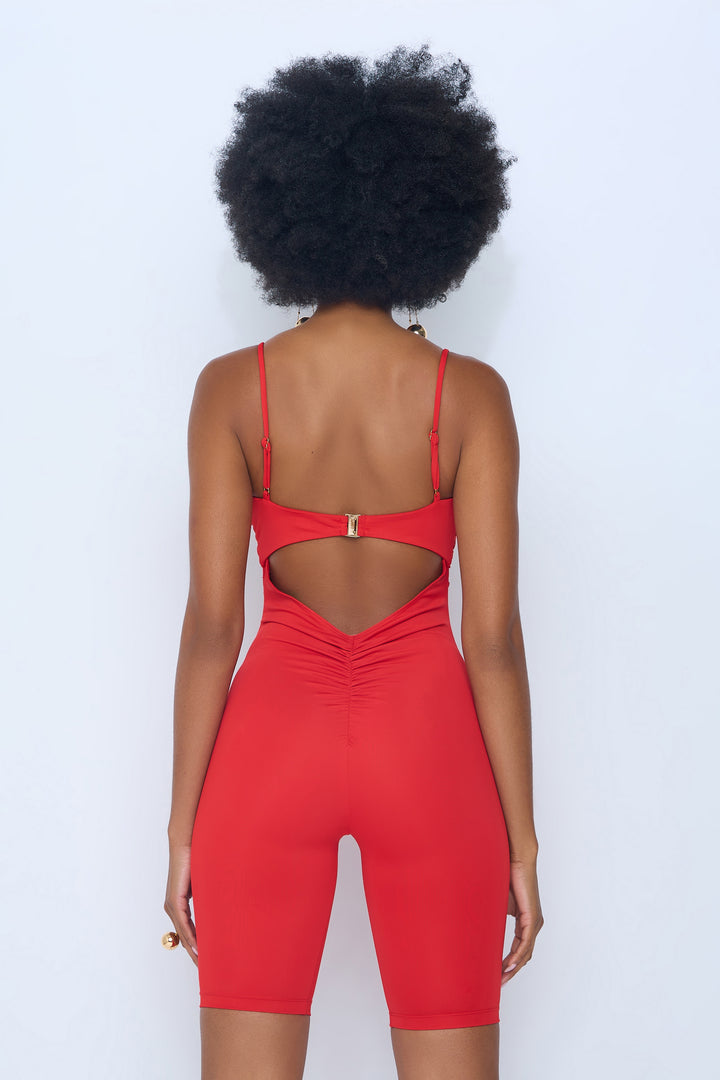 EVERYDAY EASE BODYSUIT - RED