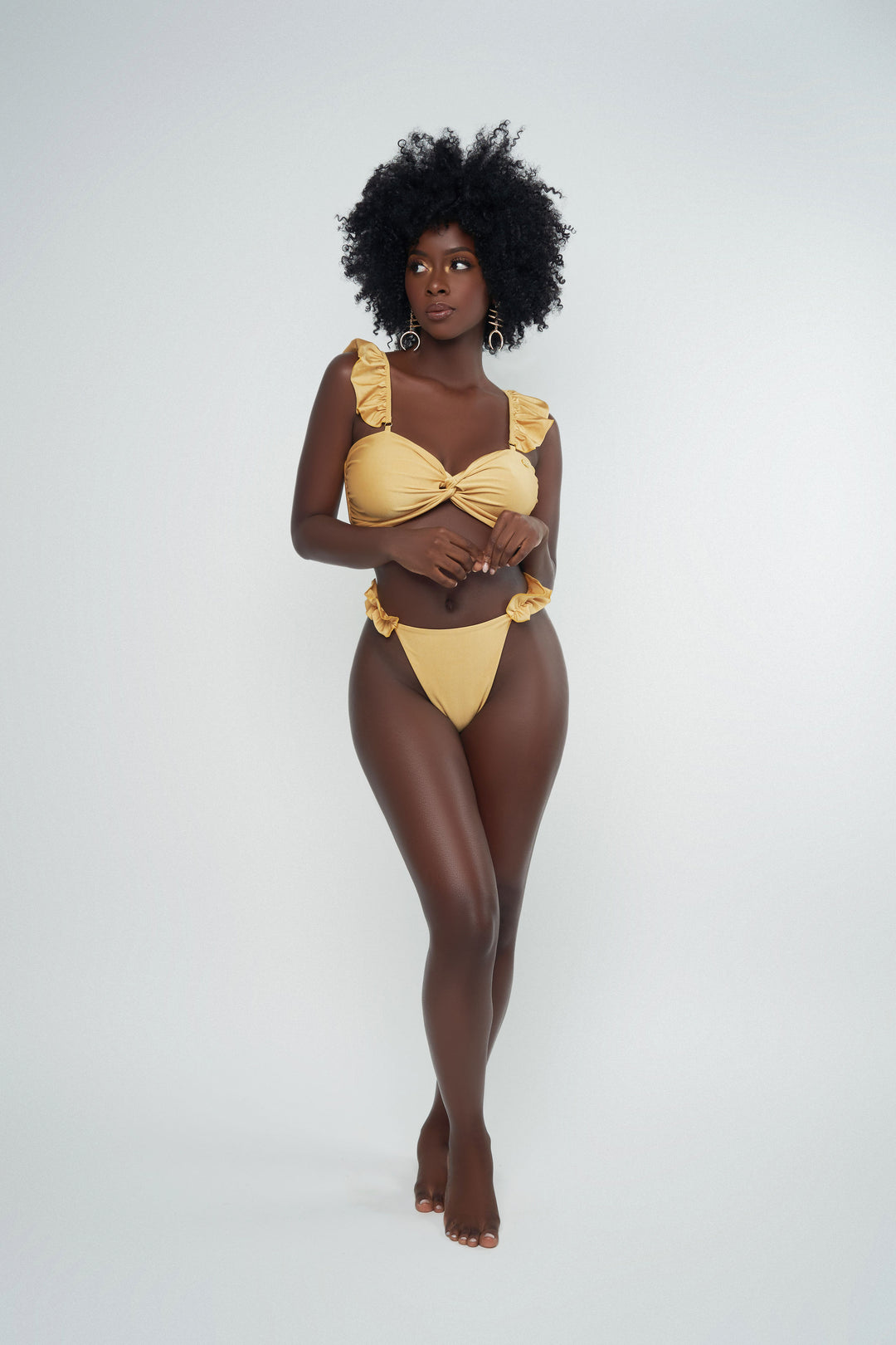 MYSTIQUE  - FRILLED BIKINI TOP