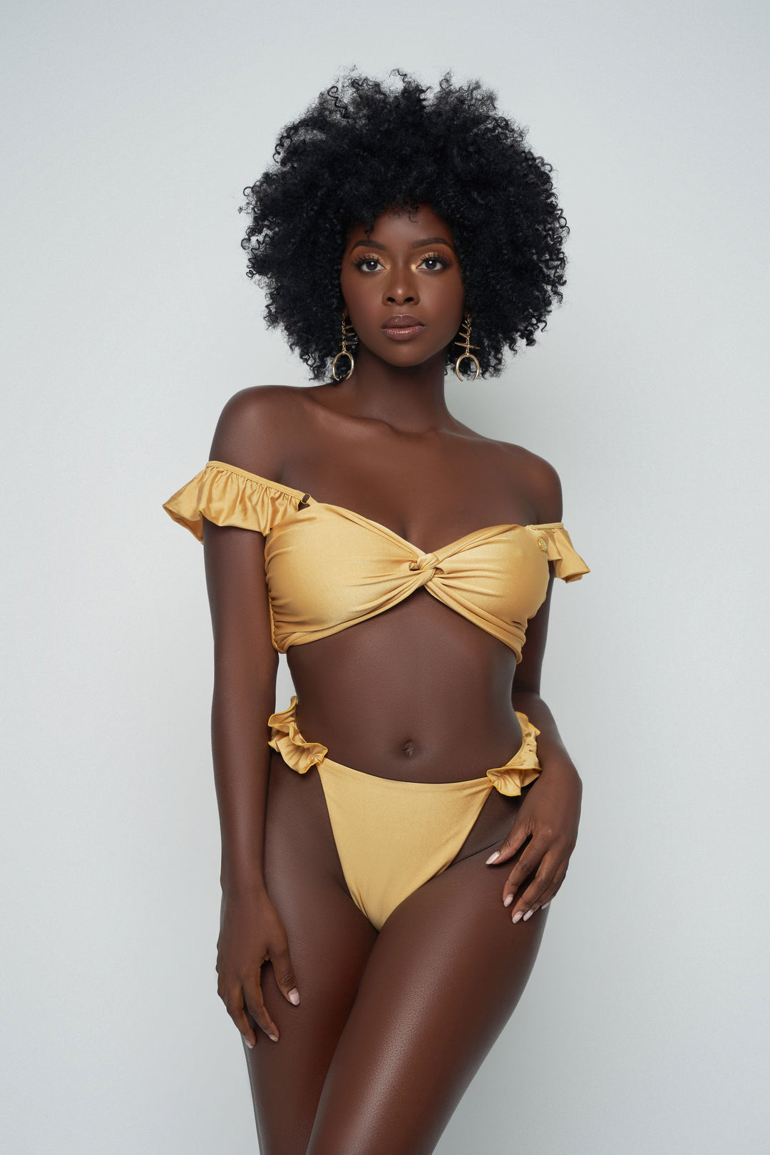 MYSTIQUE  - FRILLED BIKINI BOTTOM